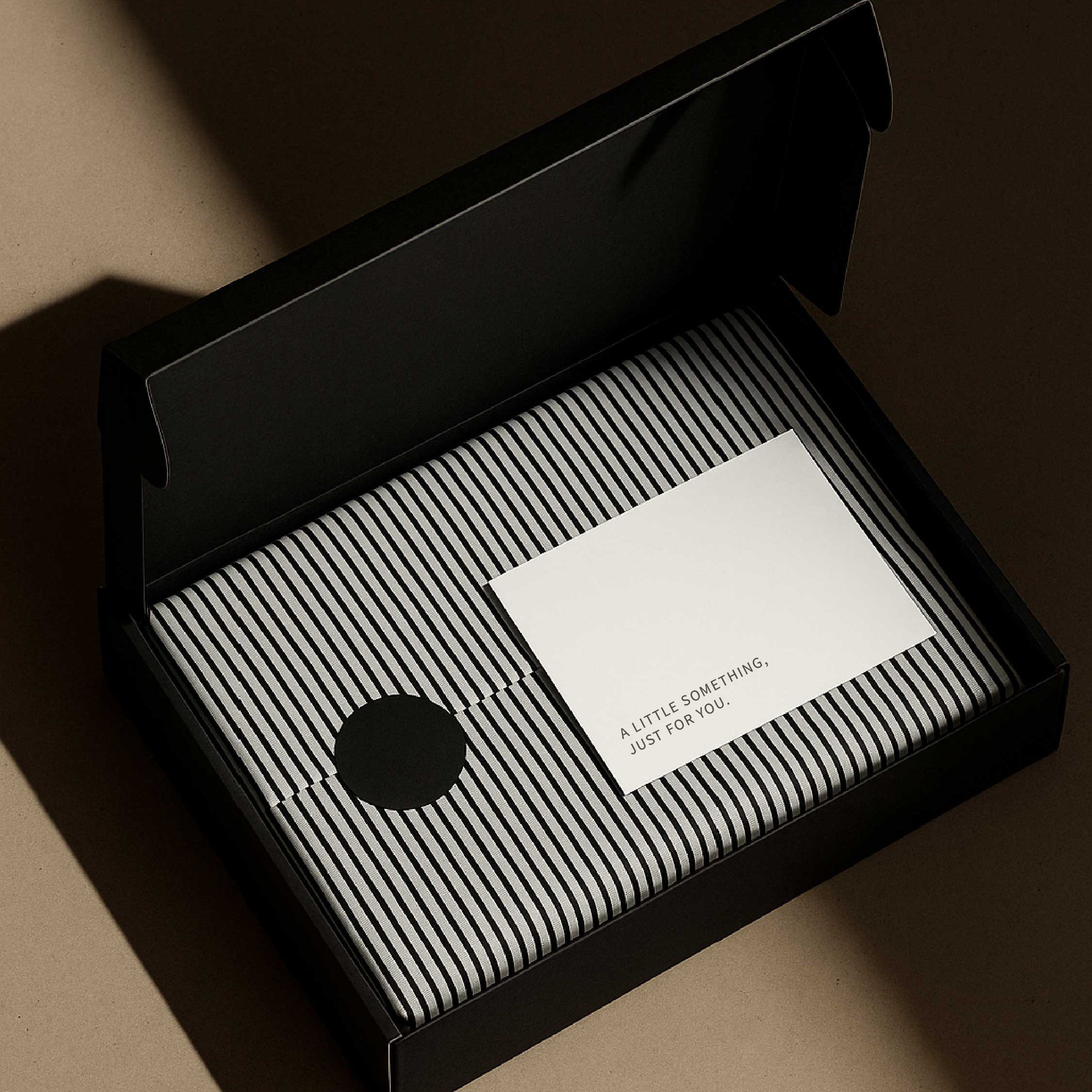 presentbox med personlig hälsning